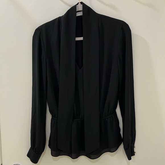 Babaton Blouse with Neck Tie - Picture 2 of 5